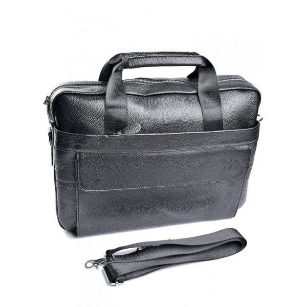 

Кожаный портфель мужской BagMan №9036LY Черный