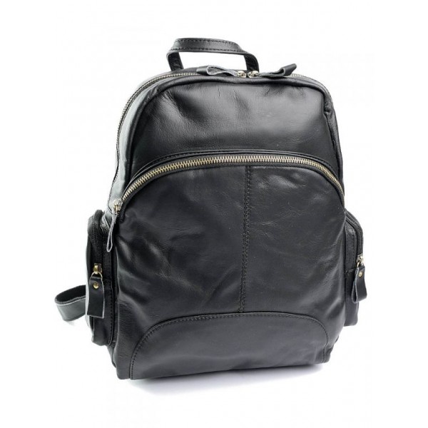 

Кожаный женский рюкзак Parse 811 Black