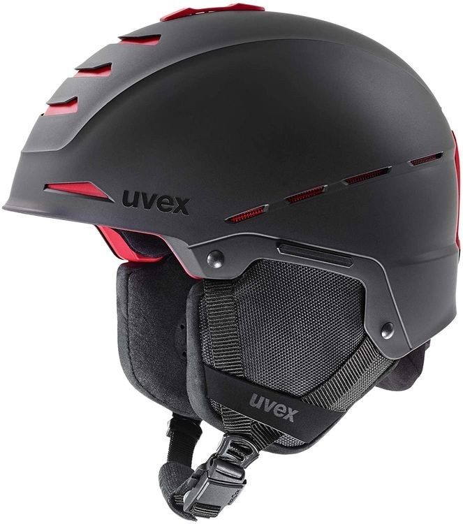 

Шлем UVEX Legend Pro (р. 52-55) Black-Red Mat для лыж и сноуборда