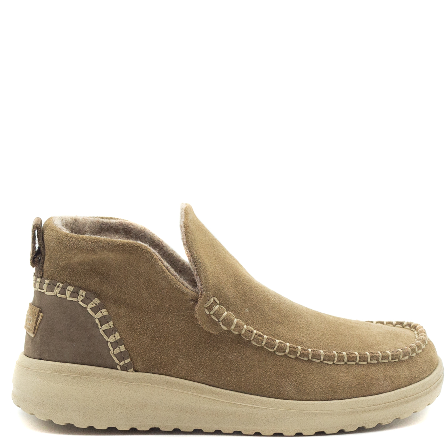 

Черевики HEY DUDE DENNY SUEDE CHESTNUT Бежевий 37 (23,5 см)