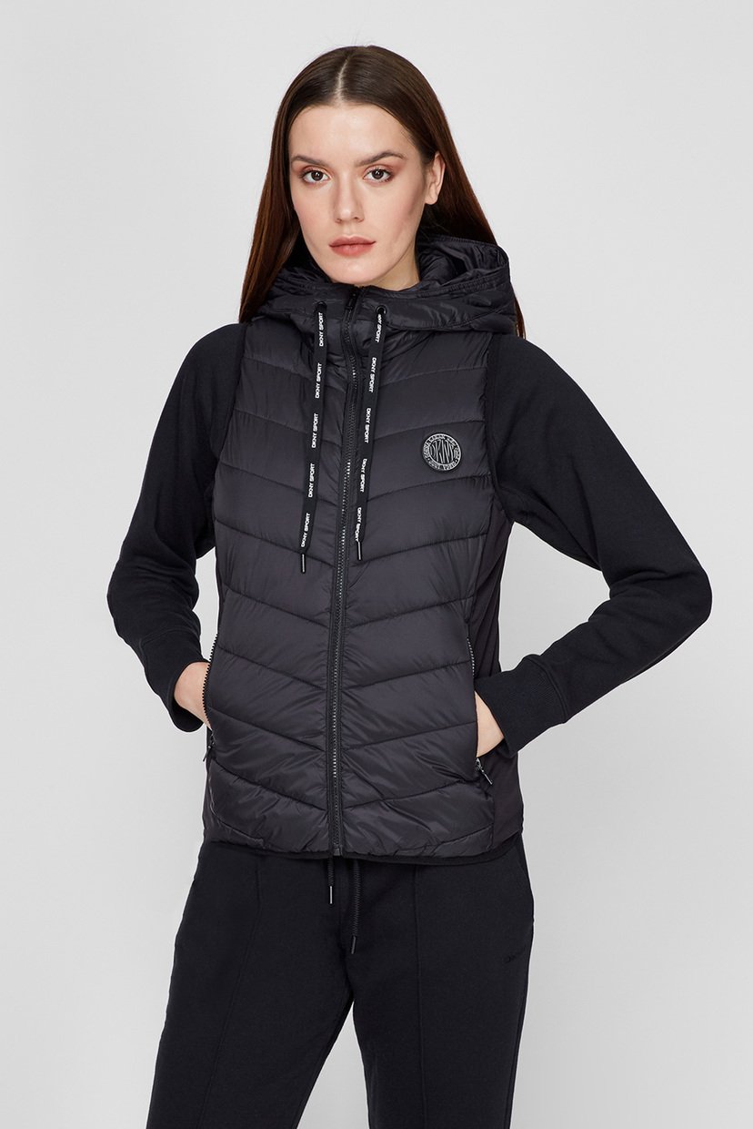 

Женский черный жилет DKNY  DP1V3111, Женский черный жилет DKNY S DP1V3111