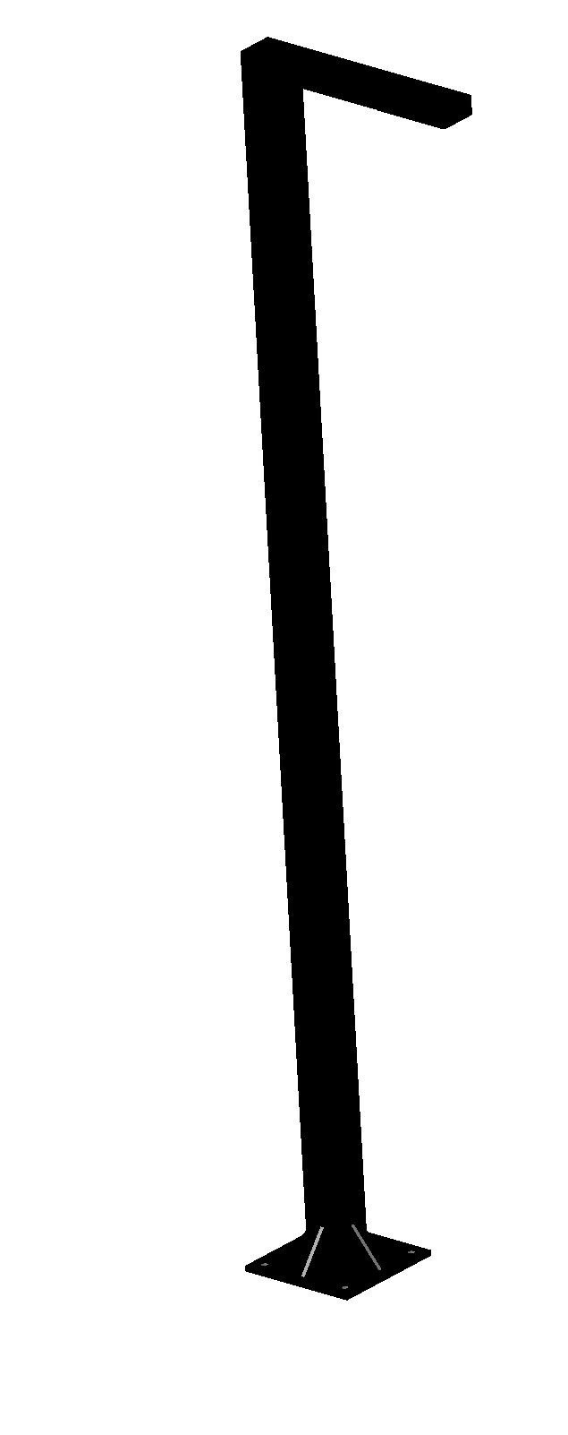 

Уличный фонарь "CORTE BIG BLACK 250" 250*50*8 CORTE