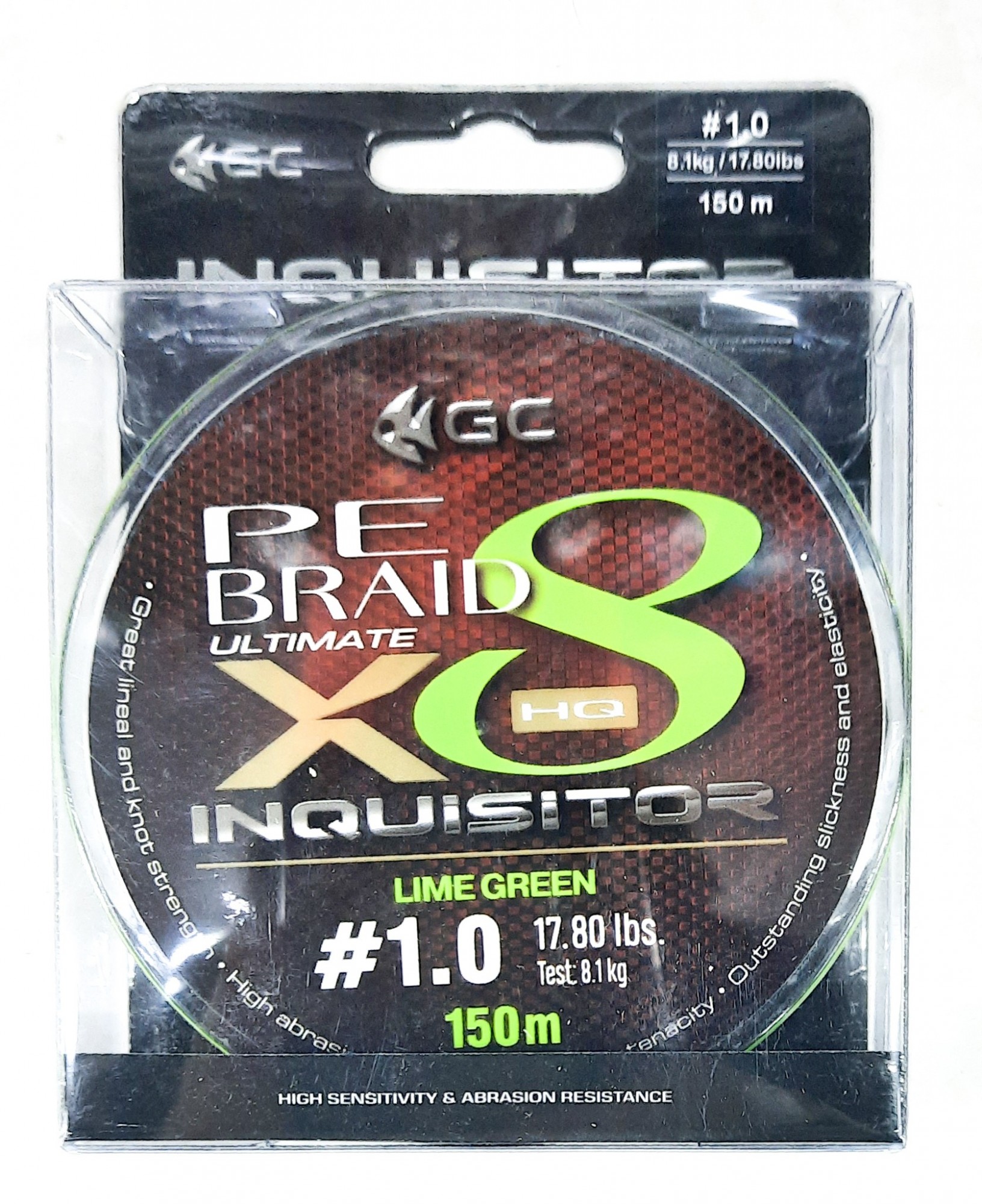 

Шнур GC Inquisitor X8 LG 150м PE1.0 8.1 кг