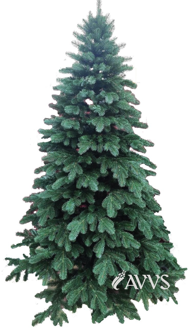 

Ёлка искусственная 2.3м Элитная литая зеленая на металлической подставке