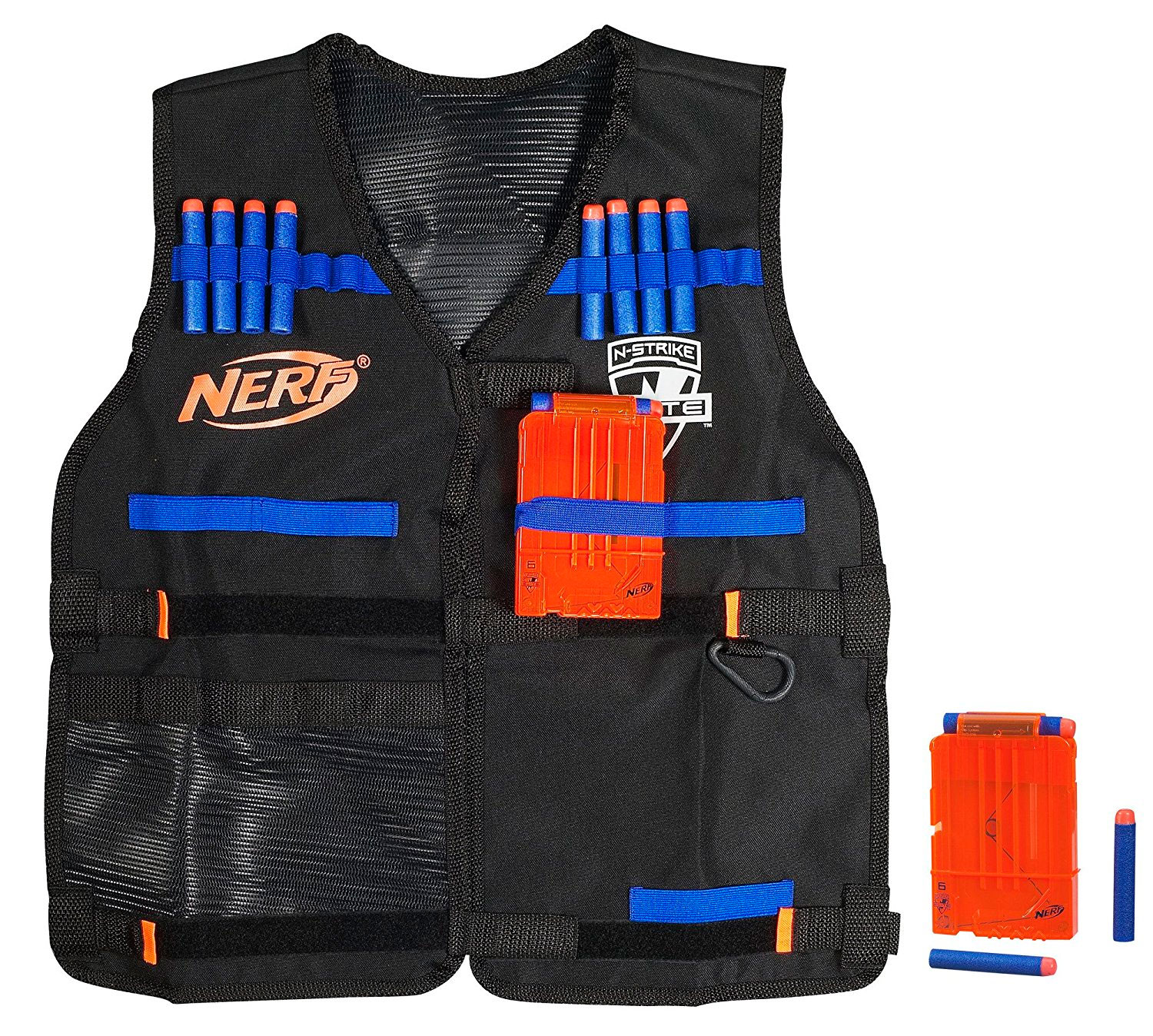 

Тактический жилет Nerf 2 обоймы, 12 патронов (A0250)