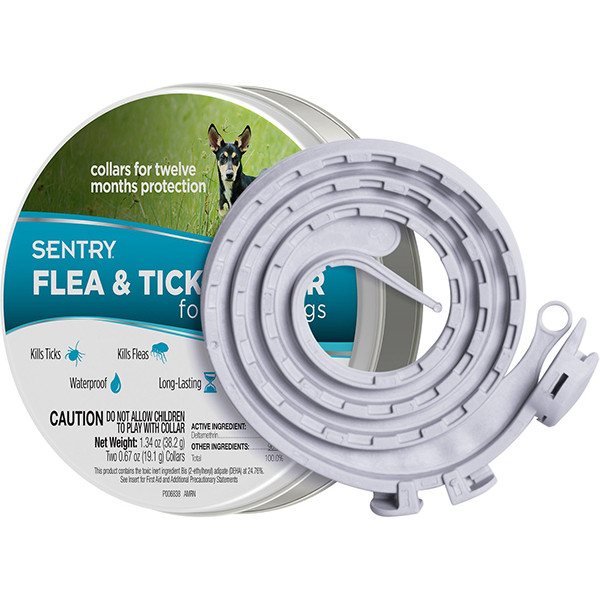 

Ошейник от блох и клещей для собак малых пород Sentry Flea&Tick Collar Small 36 см 2 шт.