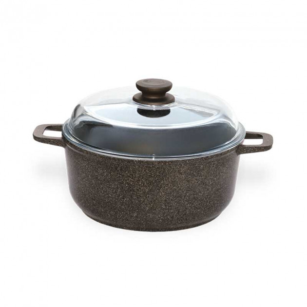 

Кастрюля БИОЛ Granite Brown c крышкой 5 л