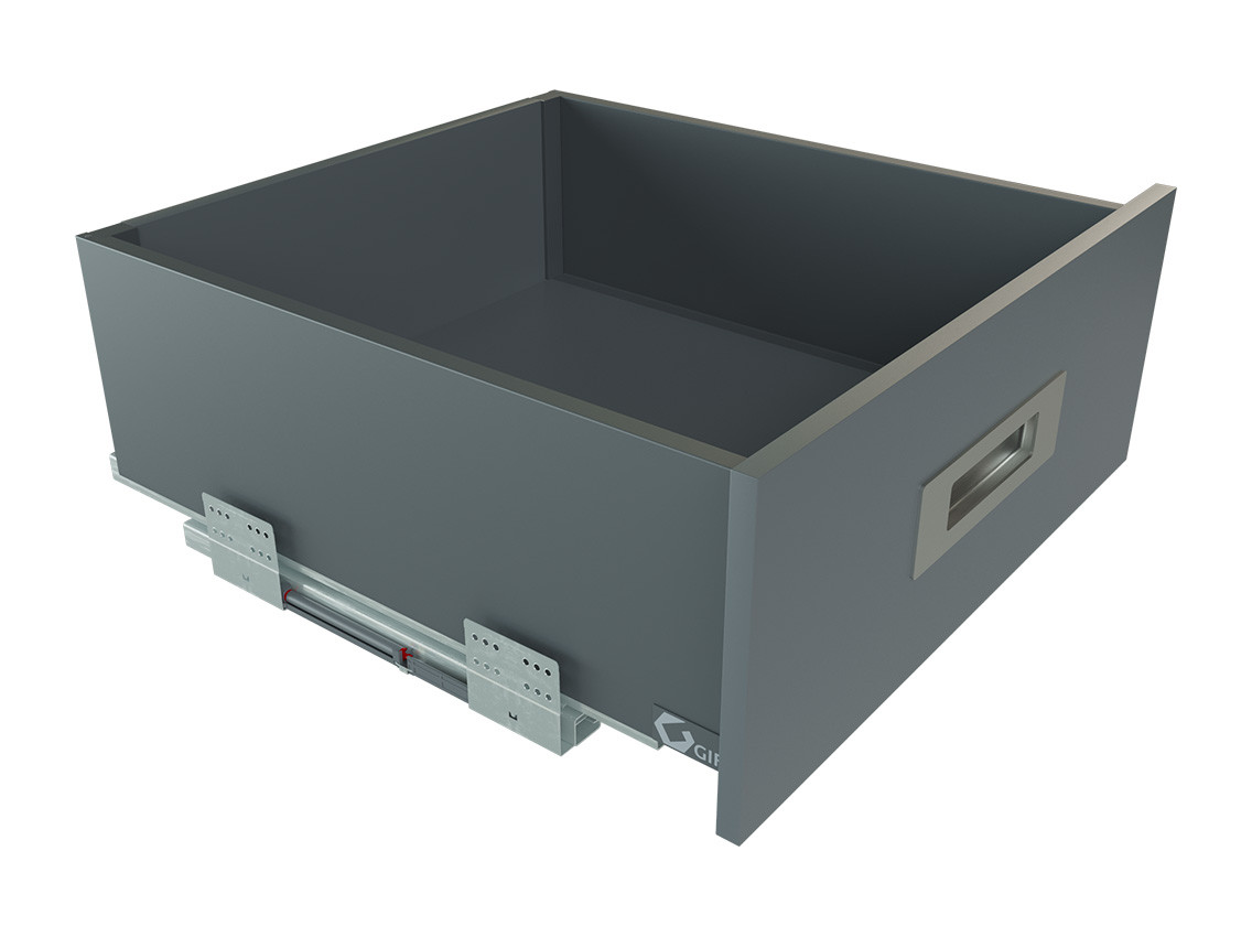 

Выдвижной ящик GIFF PRIME FlatBox L=500 H=167 графит