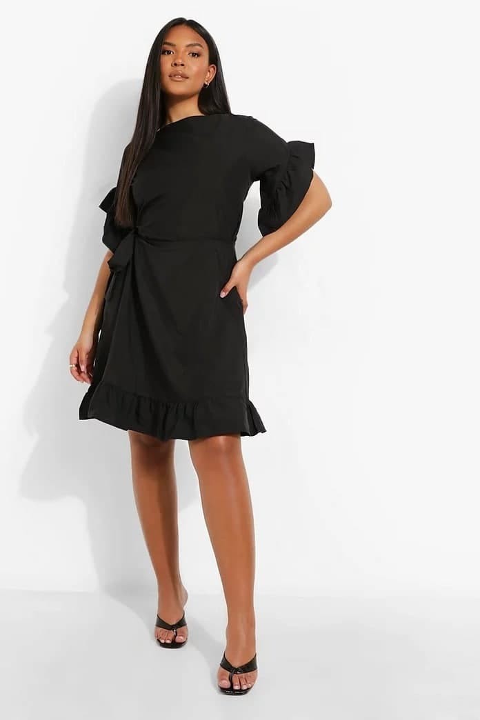 

Платье Boohoo 46 Черный 9856200001245