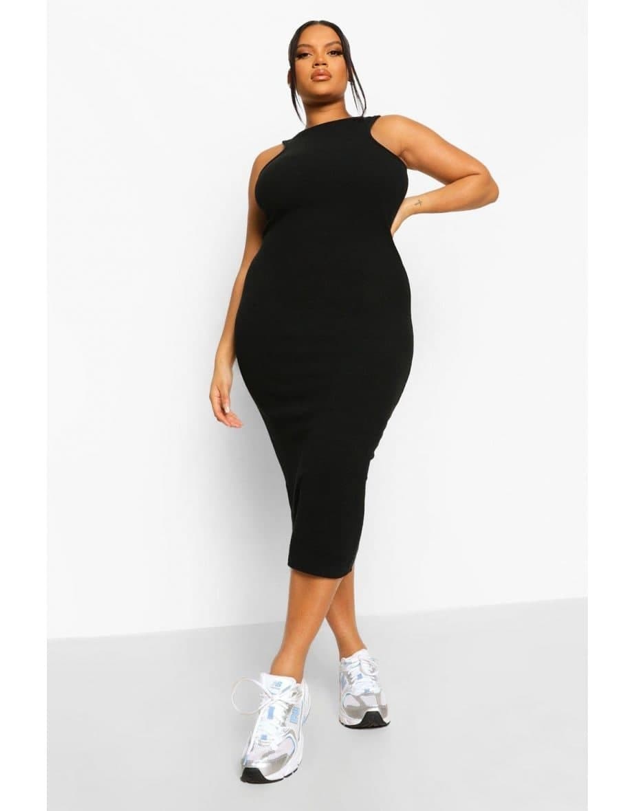 

Платье Boohoo  Черный 9856200001325, Платье Boohoo 46 Черный 9856200001325
