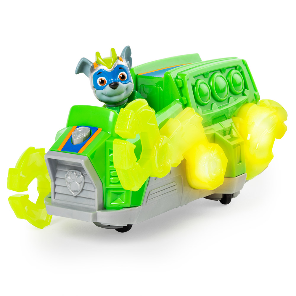 

Машинка Paw Patrol Щенячий патруль: Роккі з автомобілем-делюкс (серія Сharged up)
