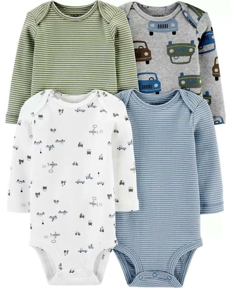 

Комплект боди Carter's 4шт 3 МЕС 55-61см для мальчика