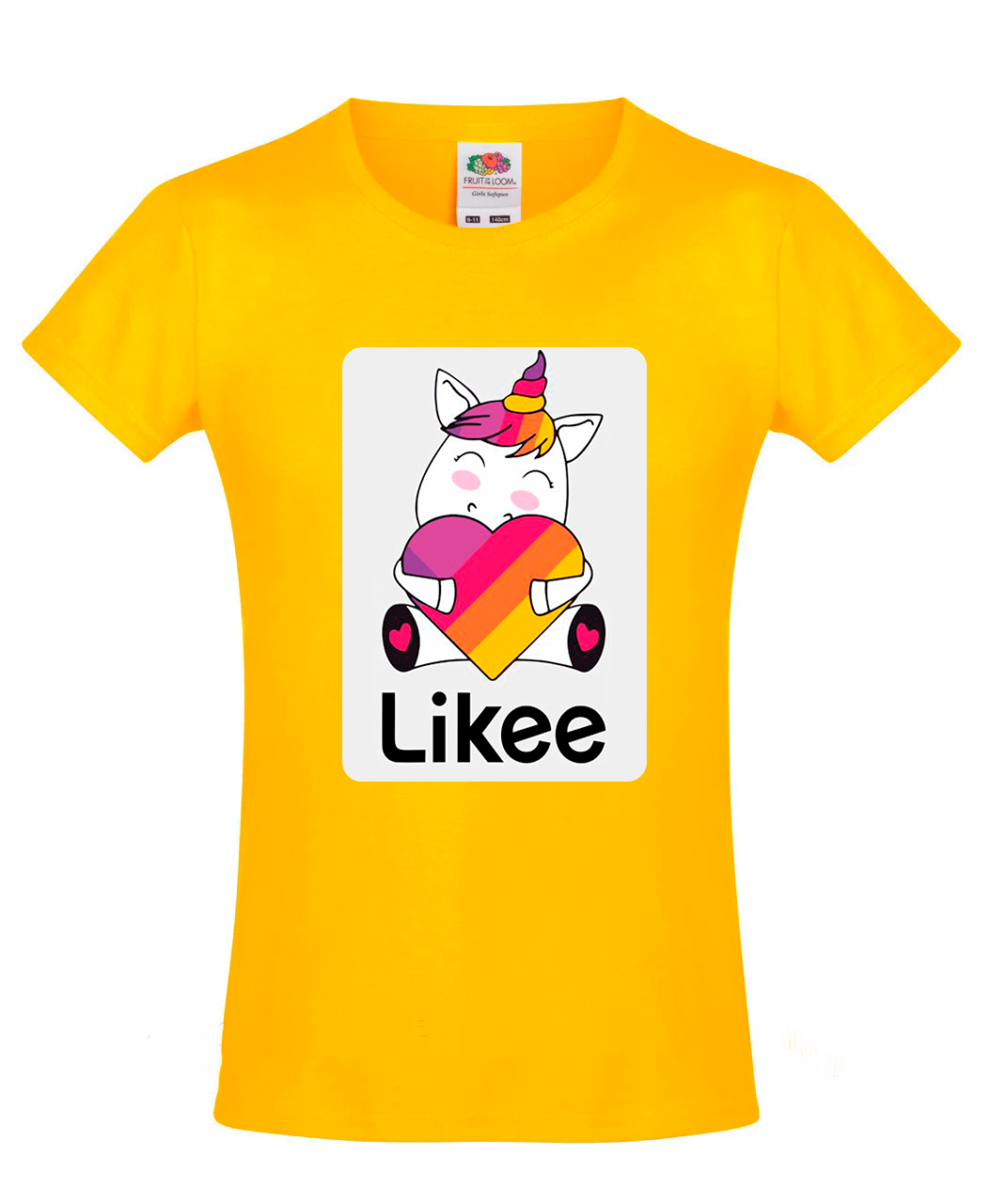 

Футболка Fruit of the Loom Likee Желтый 128 см YE2L9SD128