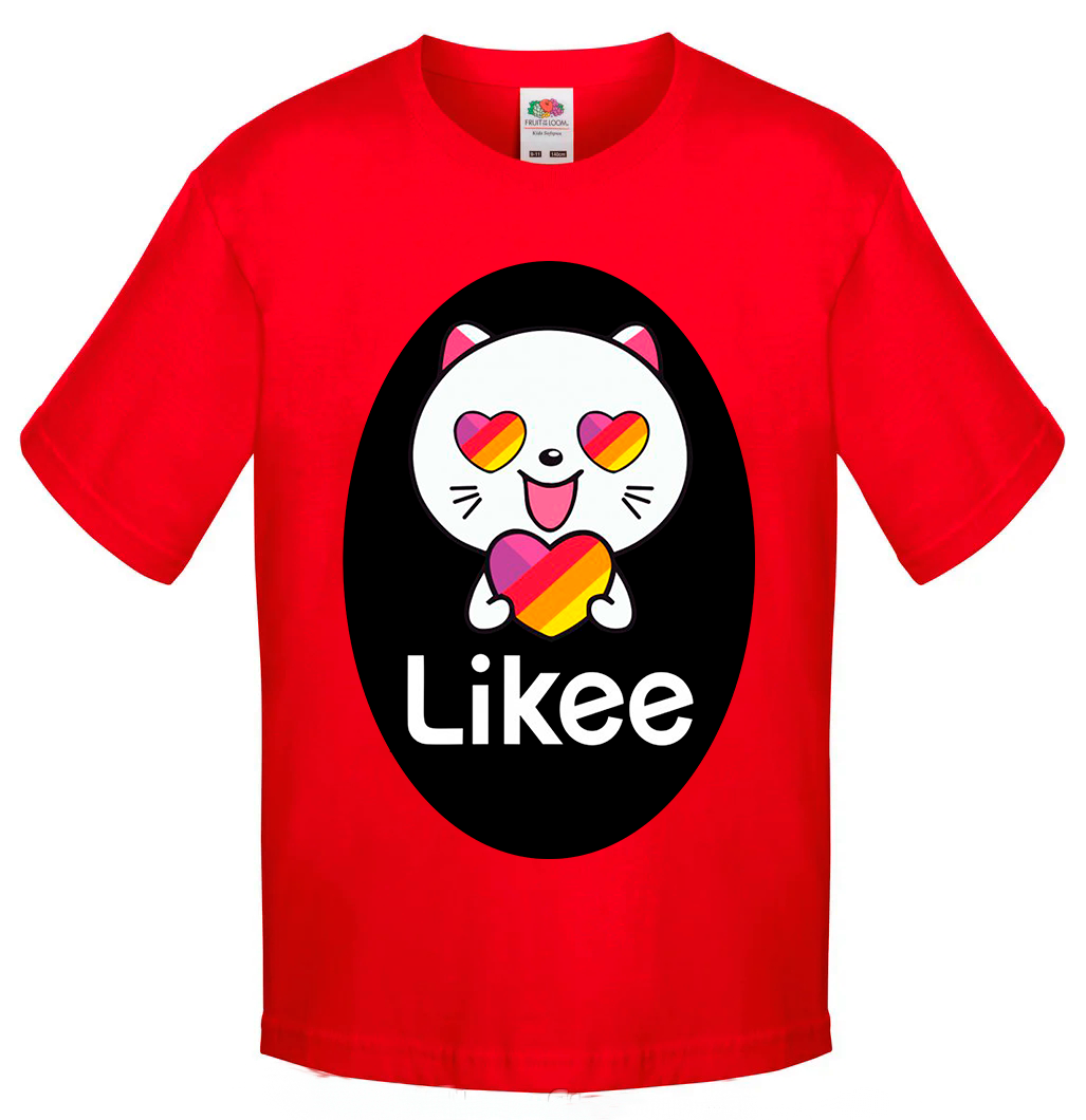 

Футболка Fruit of the Loom Likee Красный 140 см K3L8SM140