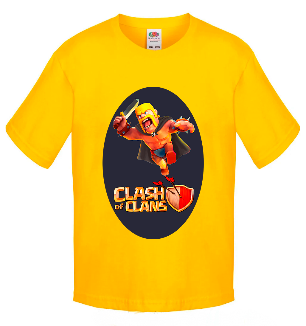 

Футболка Fruit of the Loom clash of clans Желтый 152 см B3COC1YM152