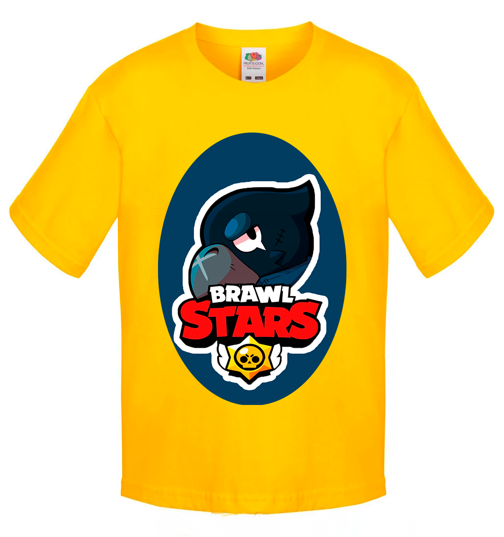 

Футболка Fruit of the Loom Brawl Stars Желтый 164 см B3B8BM164