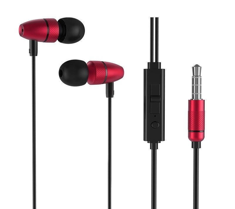 

Наушники Hoco with mic Magnificent M59 110дБ red