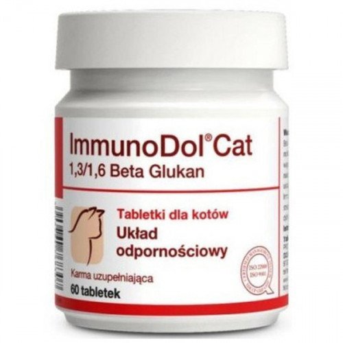 

Пищевая добавка Dolfos ImmunoDol Cat для котов, 60 табл.