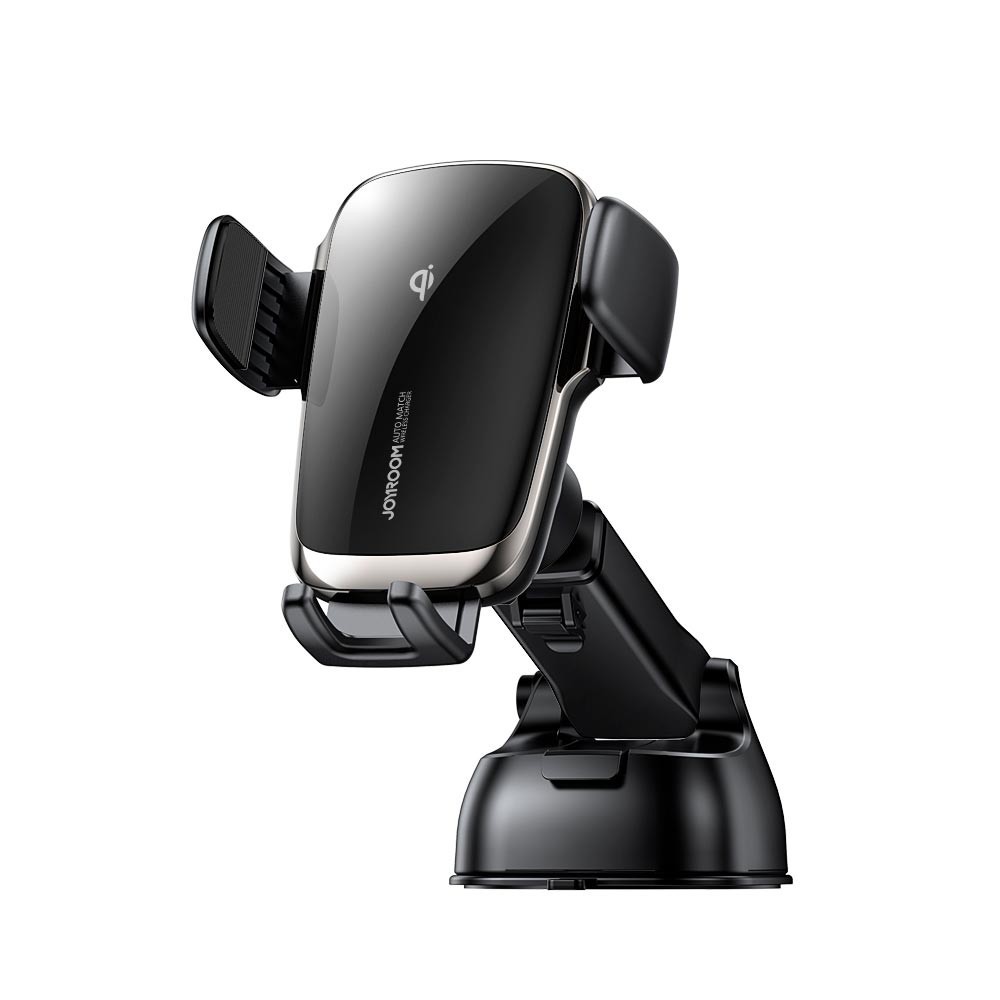 

Автомобильный держатель Joyroom Electric Wireless Car Charger Holder|4.7-6.8", 15W| для iPhone/Android с беспроводной зарядкой black