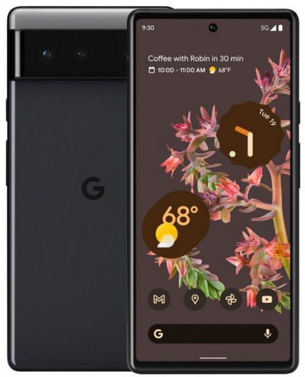 

Мобильный телефон Google Pixel 6 8/256GB Stormy Black