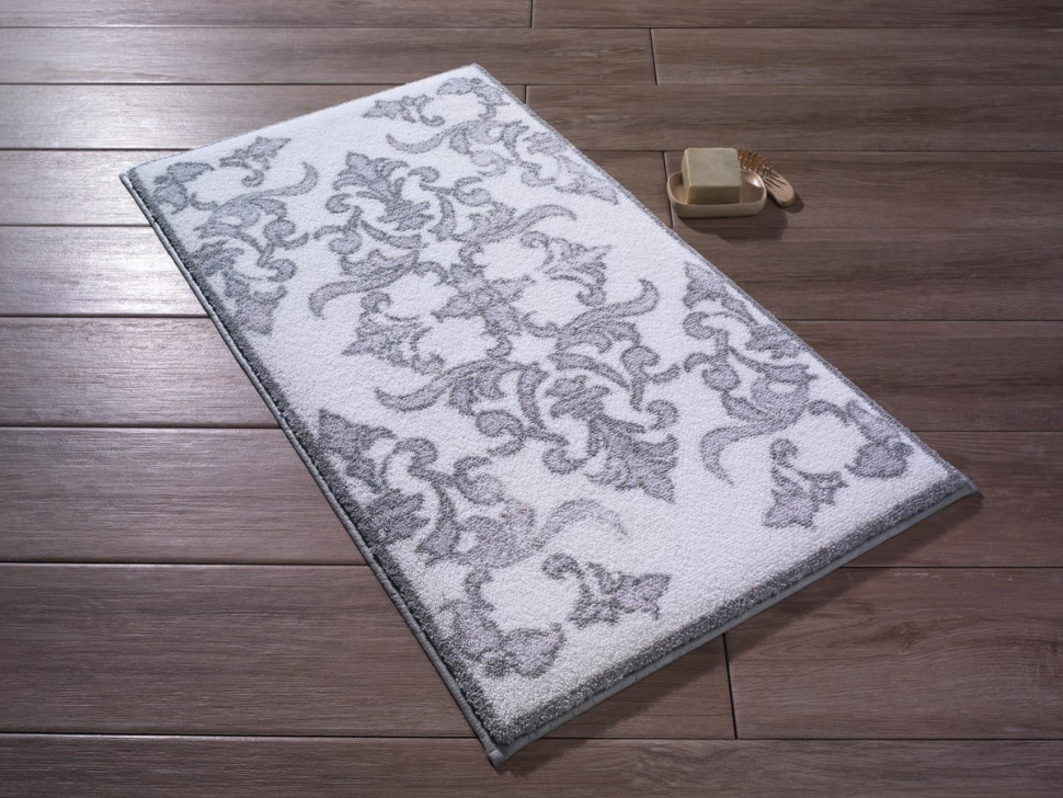 

Коврик для ванной Confetti Shabby Damask gri 57x100