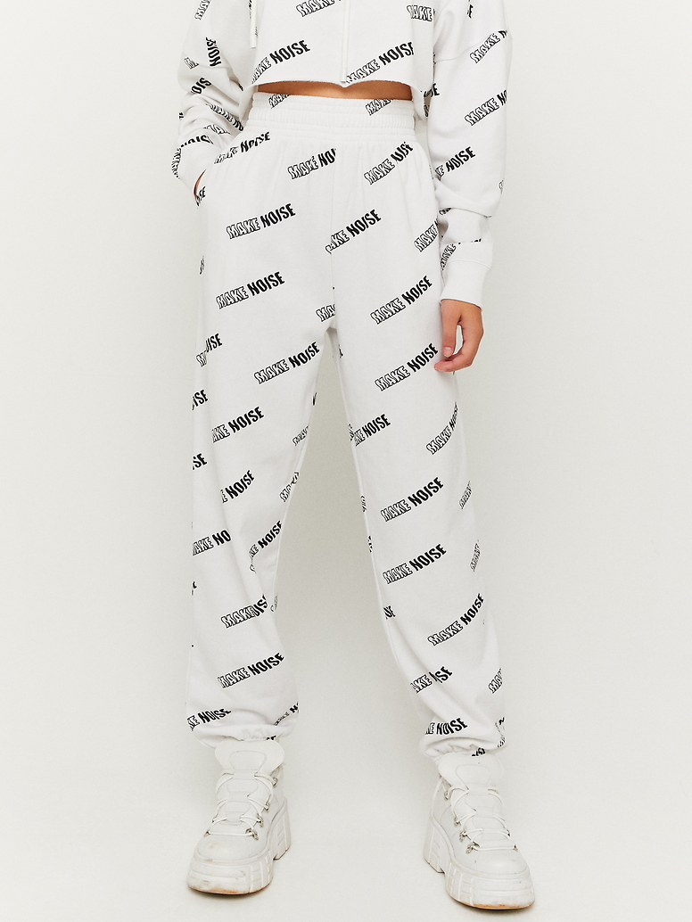 

Брюки Tally Weijl SPACOGABBOP-AAHH-WHIBLK001 32 Белые с черным