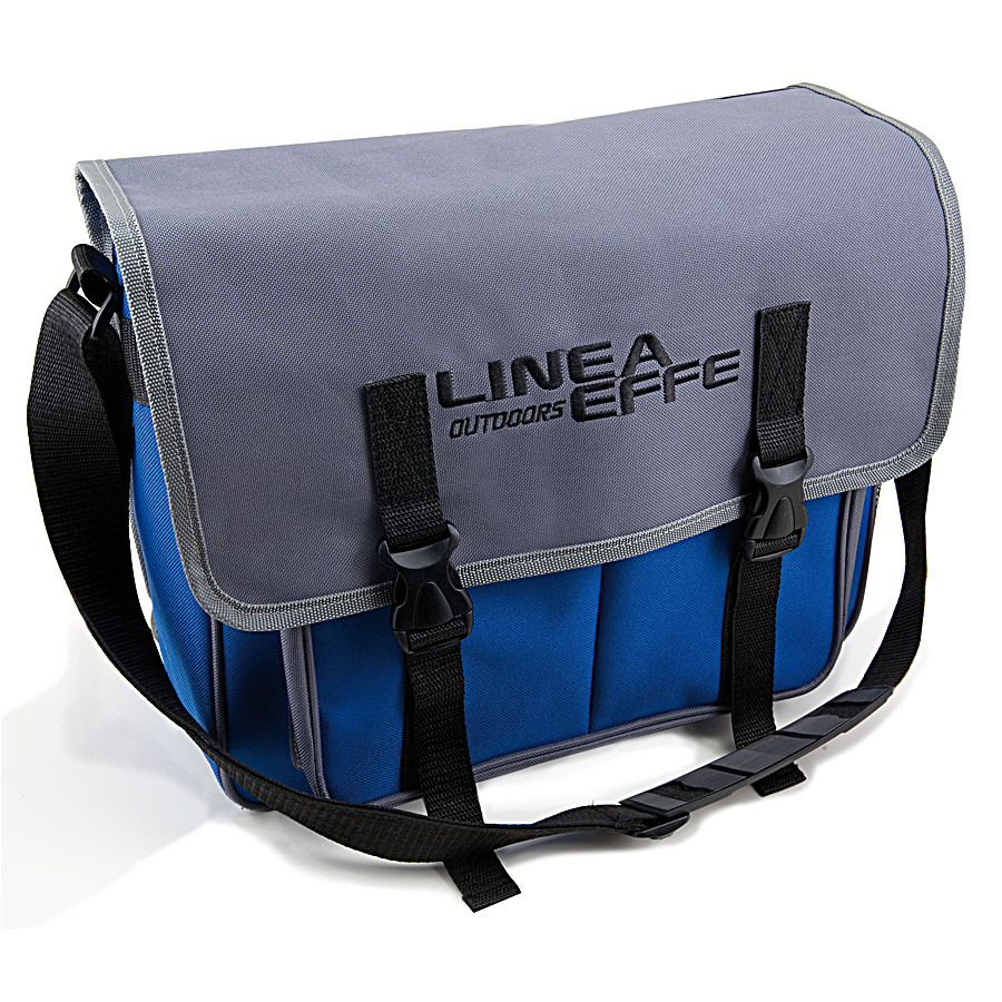 

Сумка спиннингиста Lineaeffe 38х30х12см серо-синяя