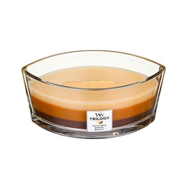 

Ароматическая свеча Woodwick Ellipse Trilogy Cafe Sweets 453 г