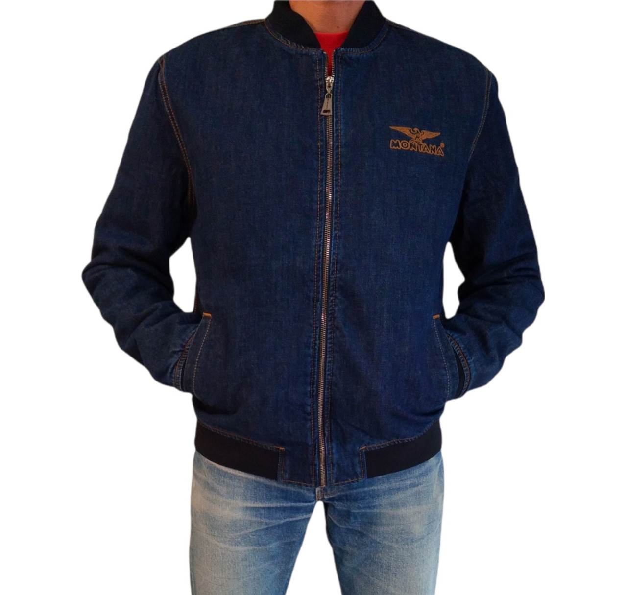 

Джинсова куртка MONTANA PILOT USA Dark Stone  темно-синій, Джинсова куртка MONTANA PILOT USA Dark Stone 3XL темно-синій