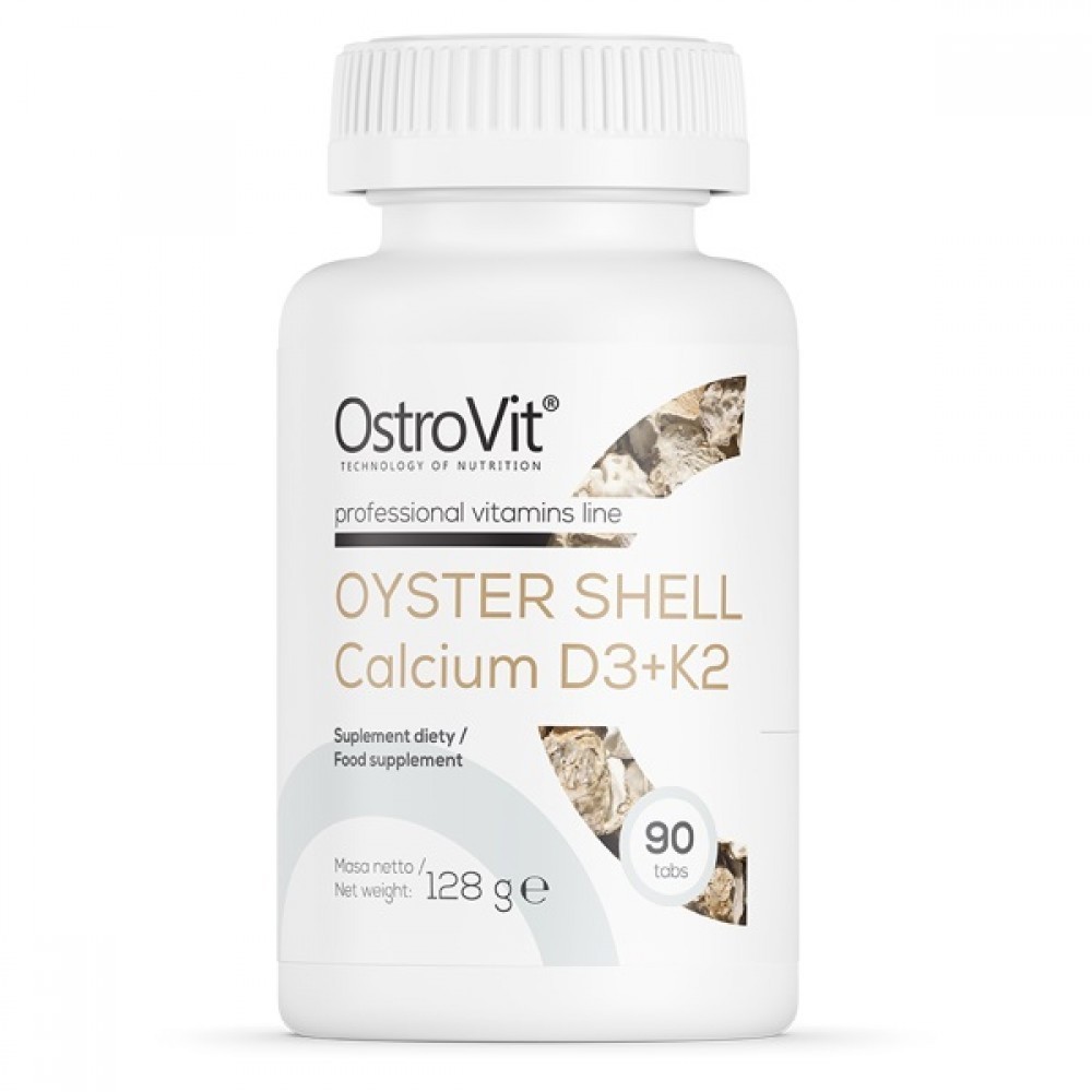 

Витамины OstroVit Oyster Shell Calcium + D3 + K2 90 таблеток