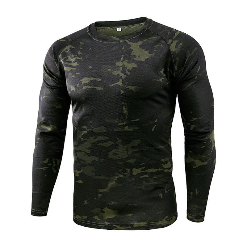 

Тактический гольф Lesko A659 Black CP  с длинным рукавом военный, Тактический гольф Lesko A659 Black CP L с длинным рукавом военный