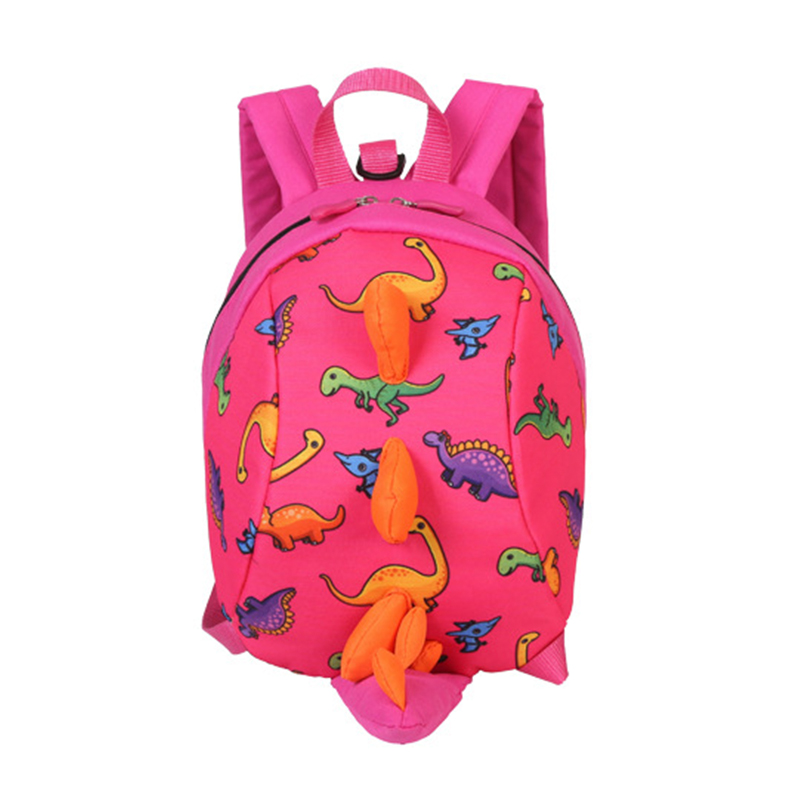 

Детский рюкзак Dinosaur Lesko 816 Pink с ремешком анти-потеряшкой дошкольный для девочек