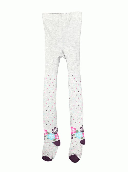 

Колготки Bross для девочки Gray With Flowers 104 см