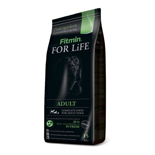 

Сухой корм для взрослых собак всех пород Fitmin For Life Adult all breeds 15 кг