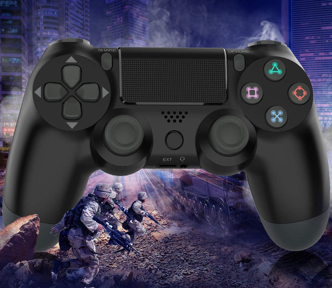 

Беспроводной Джойстик Bluetooth игровой Геймпад для PlayStation 4 совместимость с Android/iOS смартфоны, компьютеры, планшеты, Смарт TV