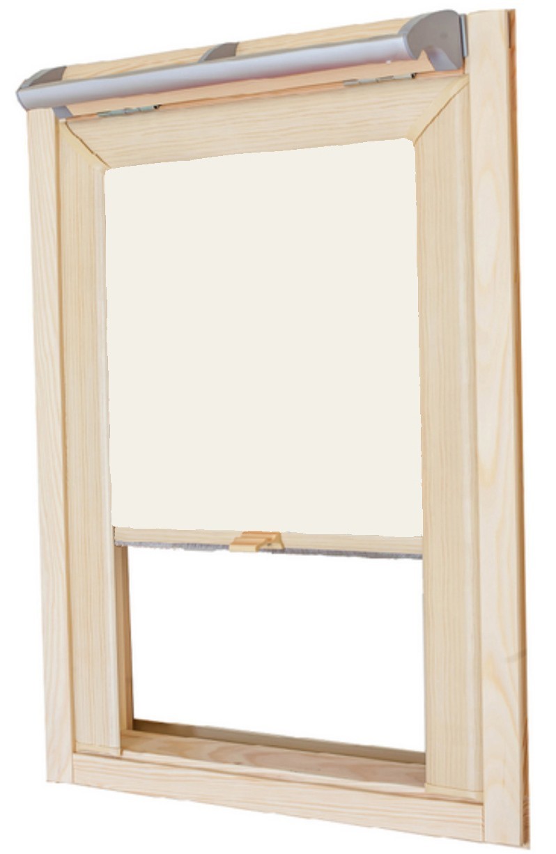 

Ролета для мансардных окон Fakro 66x118 Roll Star 50x101 см Гардения (0200)