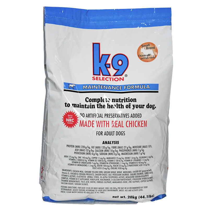 

Сухой корм для собак средних пород K9 Medium Breed 20 кг