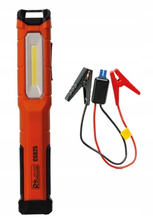 

Фонарик-стартер аккумуляторный Richmann для мастерской 7 Вт (700 lm) + УФ, powebank 2600 mAh (C6825)