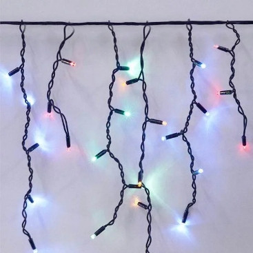 

Гирлянда Bonita Уличная Штора 100 LED+FLASH, Мульти, 4,5х0,7 м, черный провод, (1445-54)