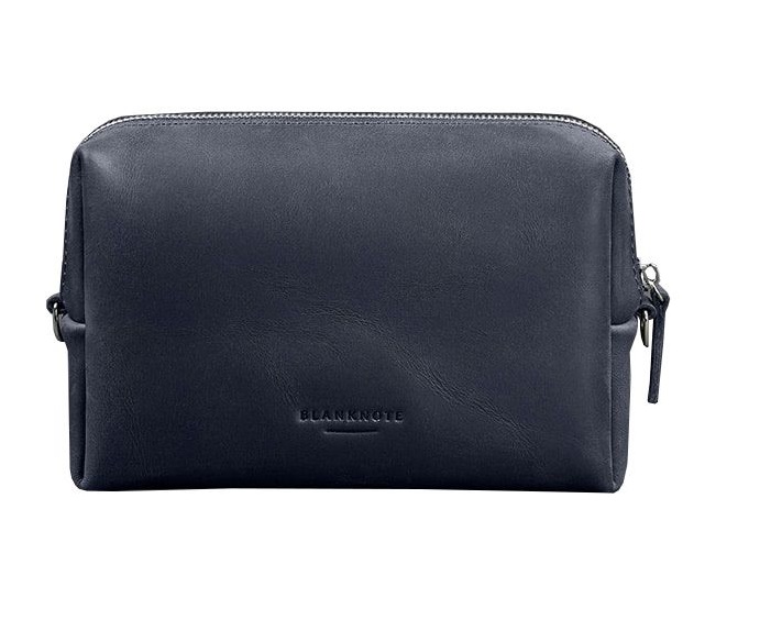 

Косметичка кожаная BlankNote 3.0 темно-синяя CRAZY HORSE BN-CB-3-nn