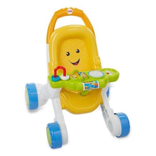 

Fisher-Price Музыкальная коляска-ходунки толкатели гуляй и учись желтые (Fisher-Price Stroll Learn Walker Yellow)