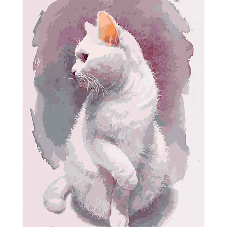 

Картина по номерам Идейка Нежный кот КН4181 40x50см