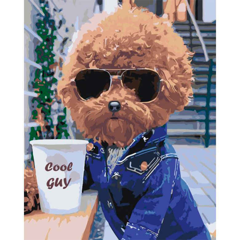 

Картина по номерам Идейка Cool guy КН4072 40x50см