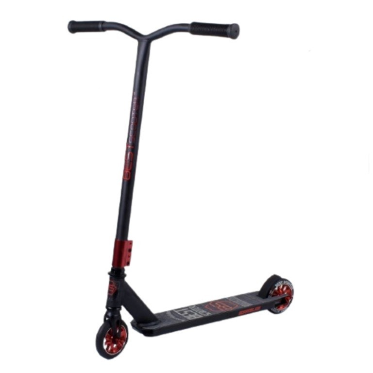 

Самокат трюковый Best Trike 10119 с пегами алюминиевый диск и дека чёрный