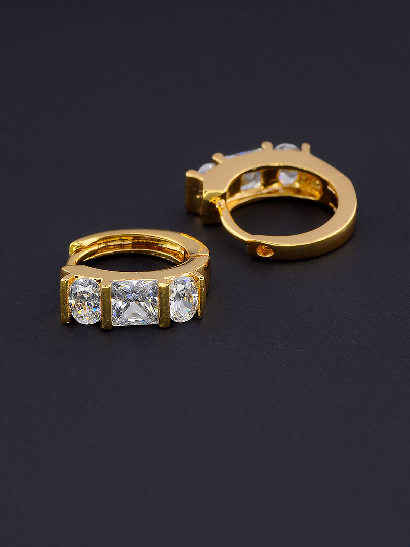

Серьги с прозрачным камнем позолоченные Xuping №9057973