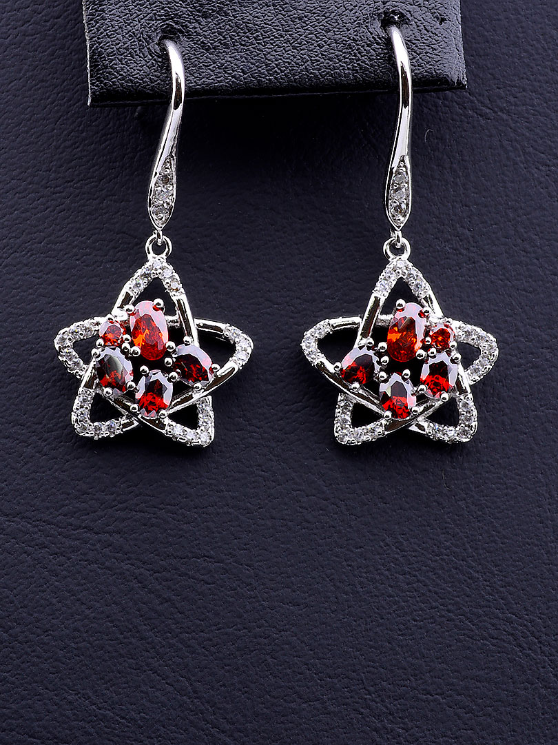 

Серьги с красным камнем Xuping №9063346