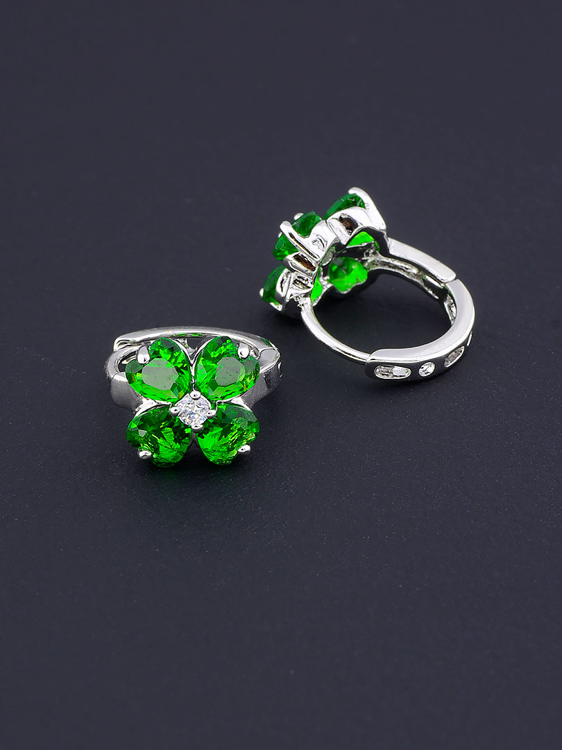 

Серьги с зелёным камнем Xuping №9058601