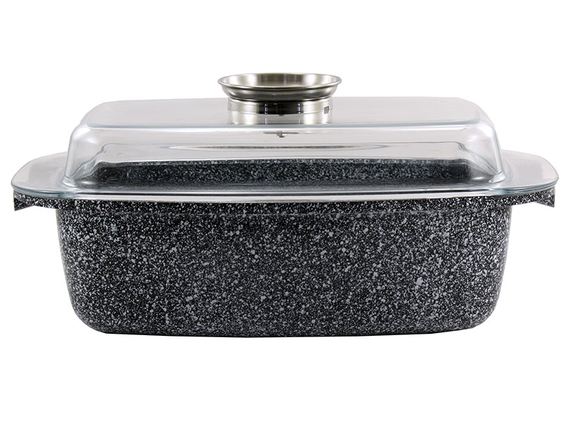 

Гусятниця прямокутна з мармуровим покриттям Zauberg 5,5 л 0832-SN