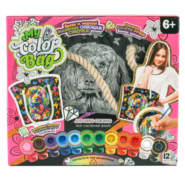

Набор креативного творчества "My Color Bag", сумка-раскраска ДТ-ОО-09-22