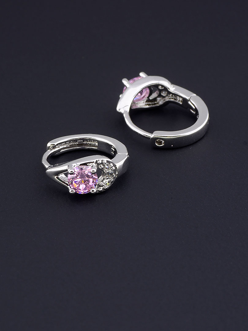

Серьги с розовым камнем Xuping №9058823